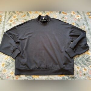 Halara Womens black Mock Neck Sweater Large